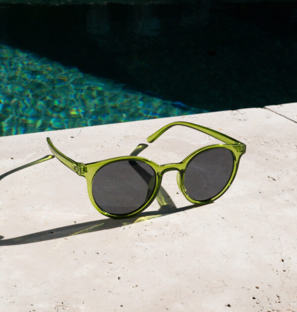 Sunglasses. Green